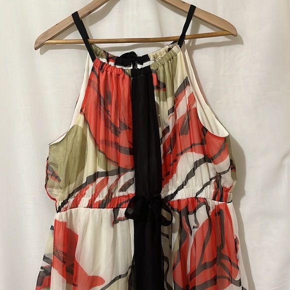 Jonathan Martin 100% Silk Halter Maxi Dress a208 - Picture 2 of 5